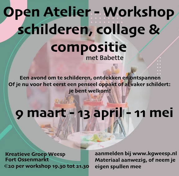 Workshop schilderen, collage & compositie