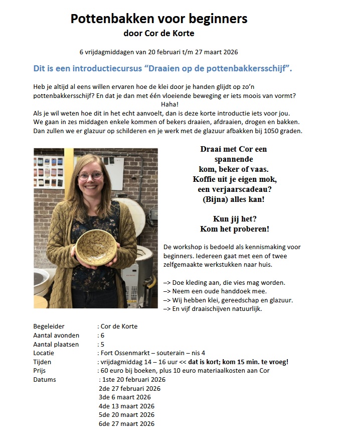 Pottenbakken voor beginners